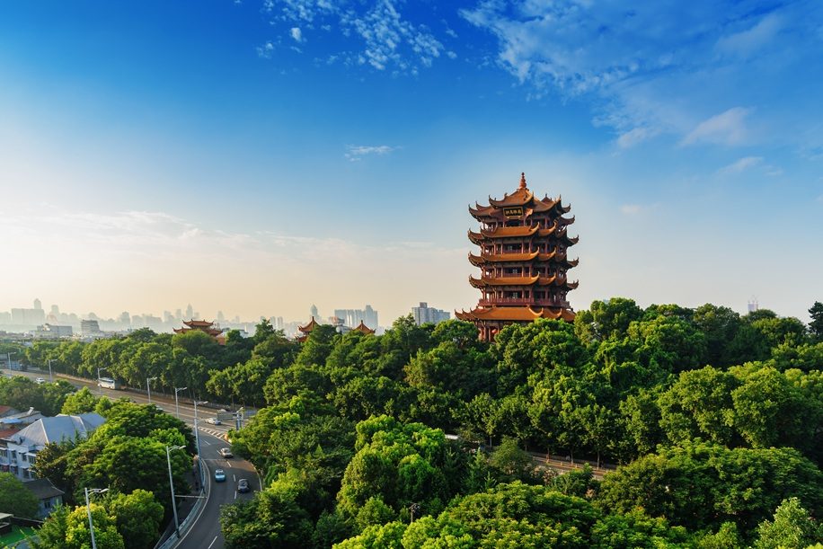 武汉黄鹤楼风光(企业商用)